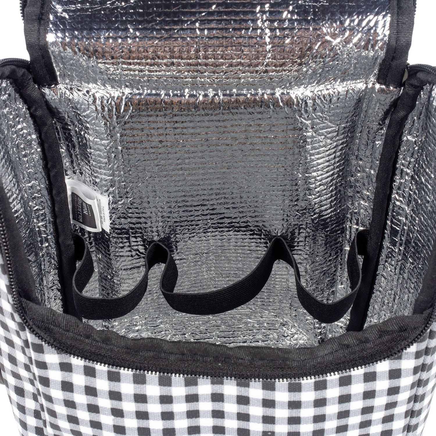 Sac isotherme Biberons I Love Vichy Noir (Walking Mum) - Image 8
