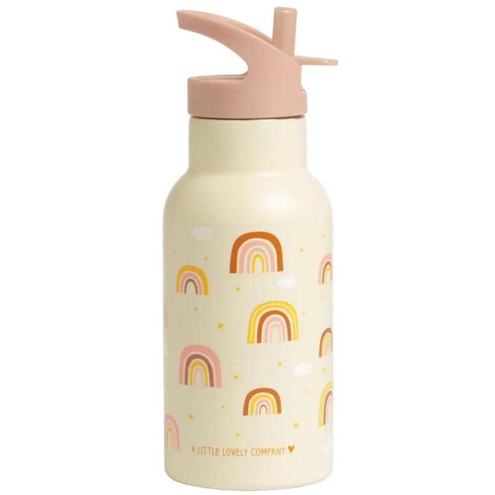 A Little Lovely Company - Gourde isotherme Arc-en-ciel (350 ml)