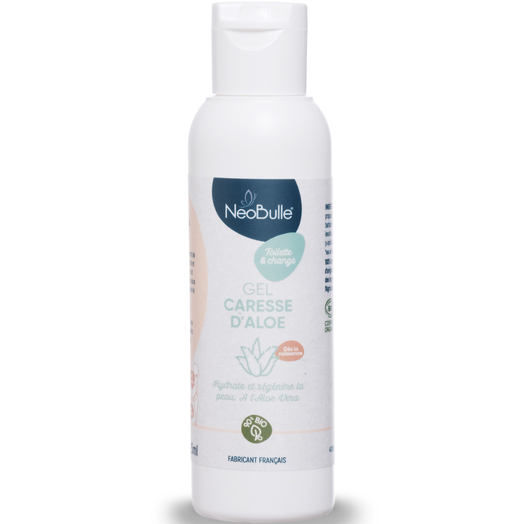 Gel soin hydratant visage-corps Caresse d'Aloe jus Natif bio (125 ml) (NéoBulle) - Image 1