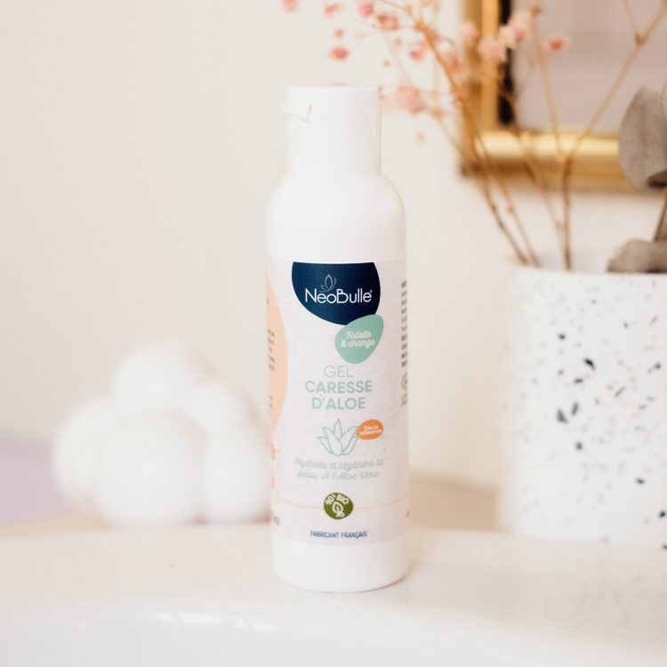 Gel soin hydratant visage-corps Caresse d'Aloe jus Natif bio (125 ml) (NéoBulle) - Image 2
