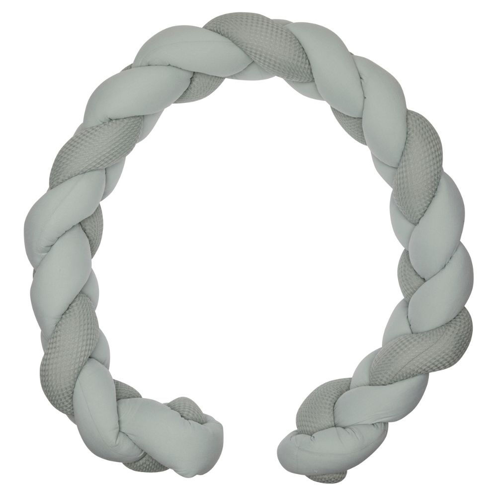 Tresse décorative ouatinée Mix & Match vert de gris (200 cm) (Bb&Co) - Image 1