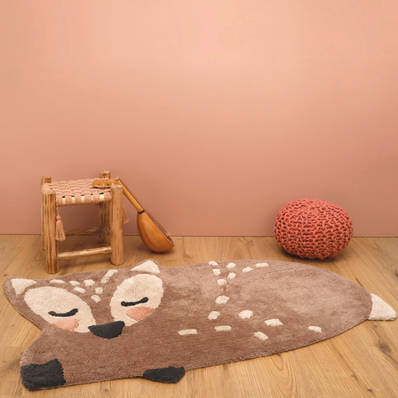 Tapis lavable faon Little deer (70 x 110 cm) (Nattiot) - Image 3