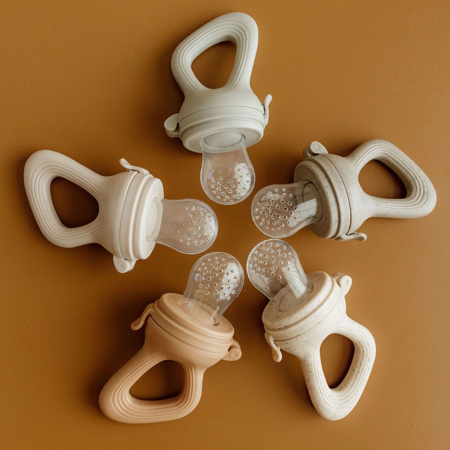 Sucette grignoteuse Caramel avec 4 embouts (Zakuw) - Image 9