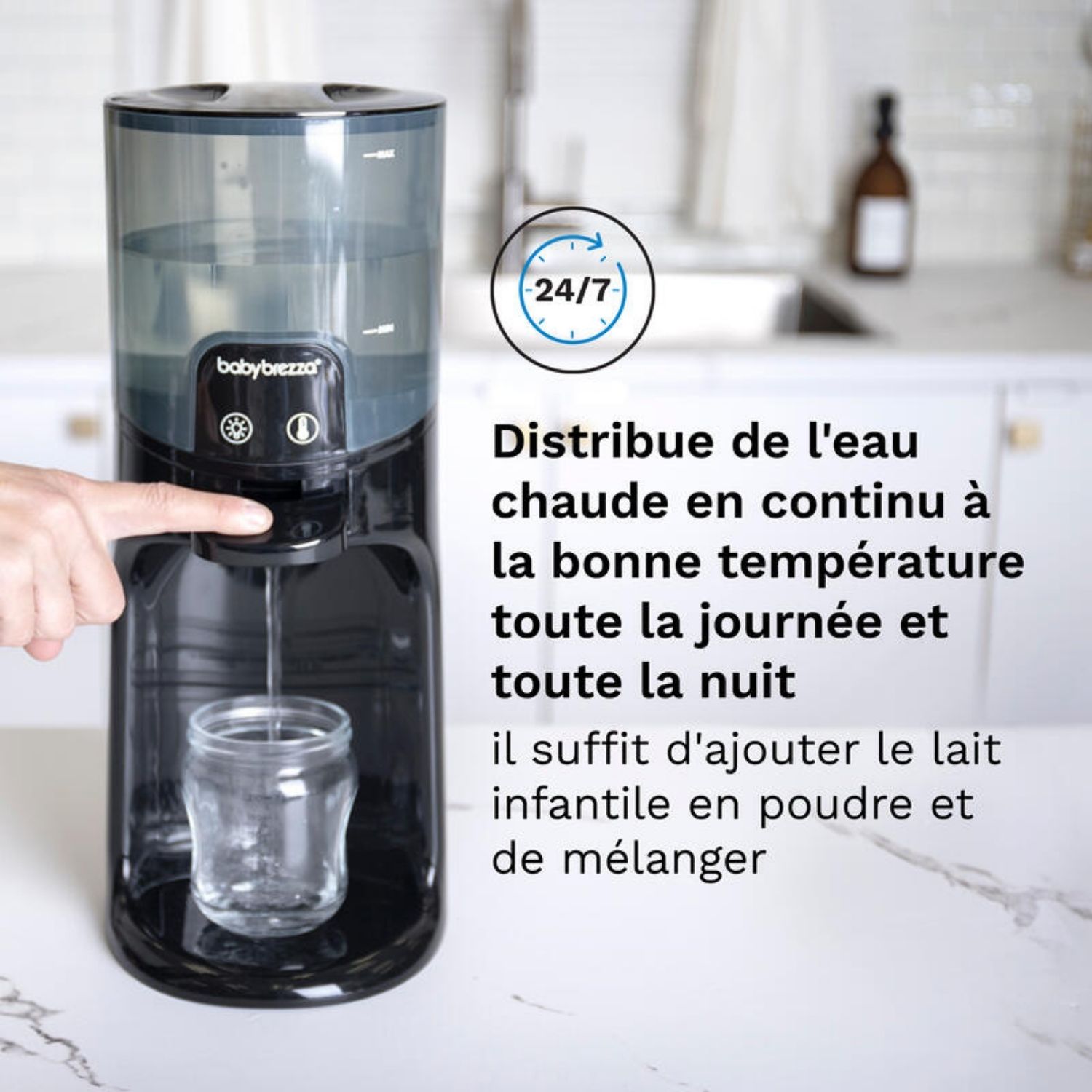 Chauffe eau pour biberon Instant Warmer all black (babybrezza) - Image 3