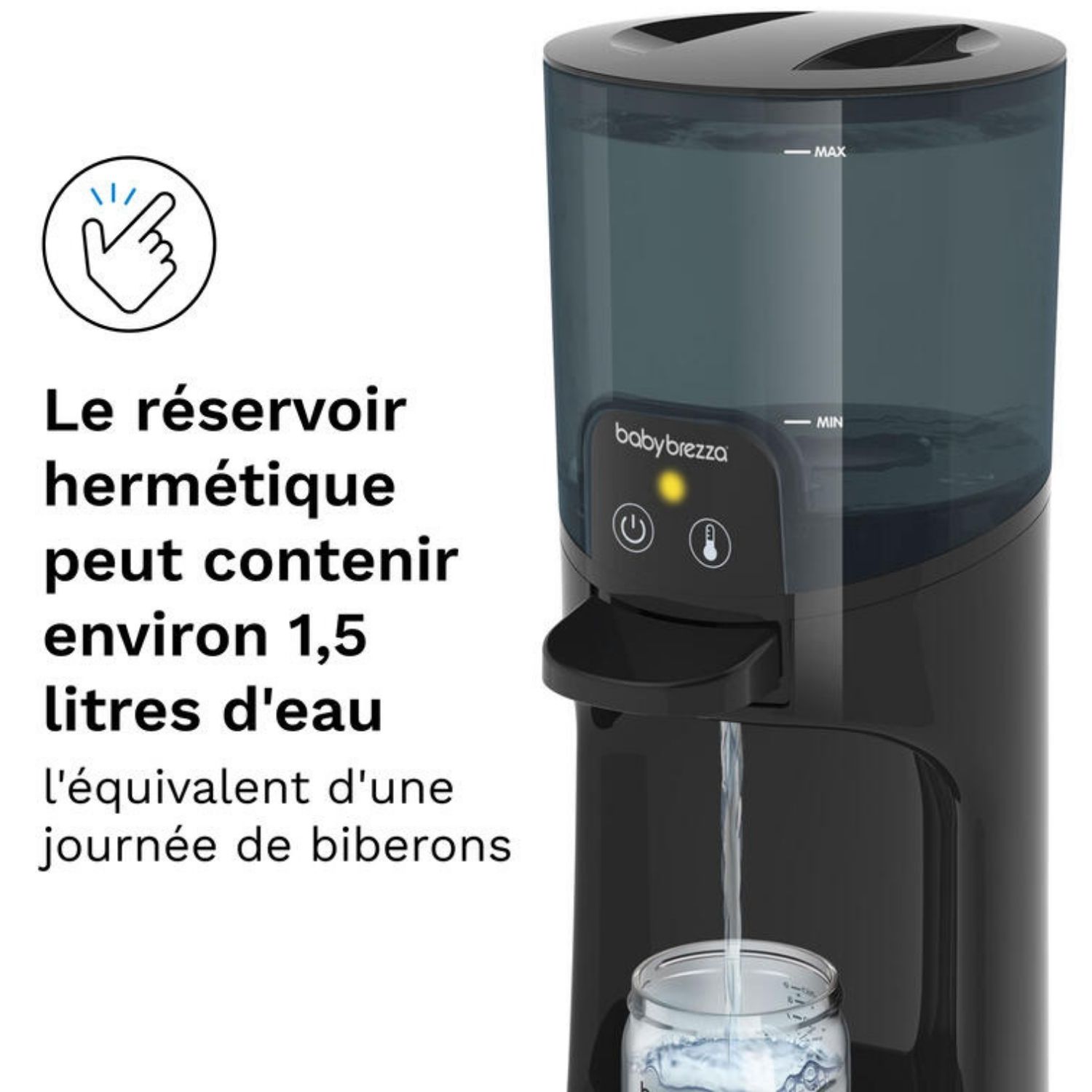 Chauffe eau pour biberon Instant Warmer all black (babybrezza) - Image 7