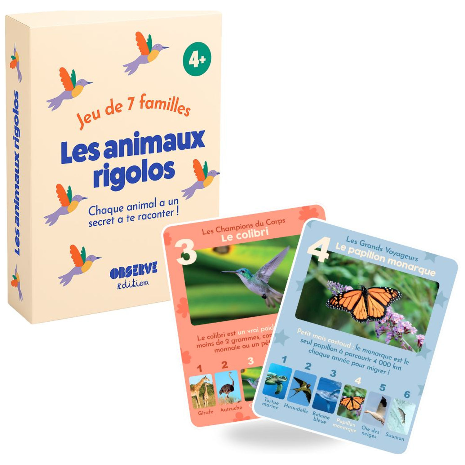 Jeu de 7 familles Animaux Rigolos (Observe Édition) - Image 7