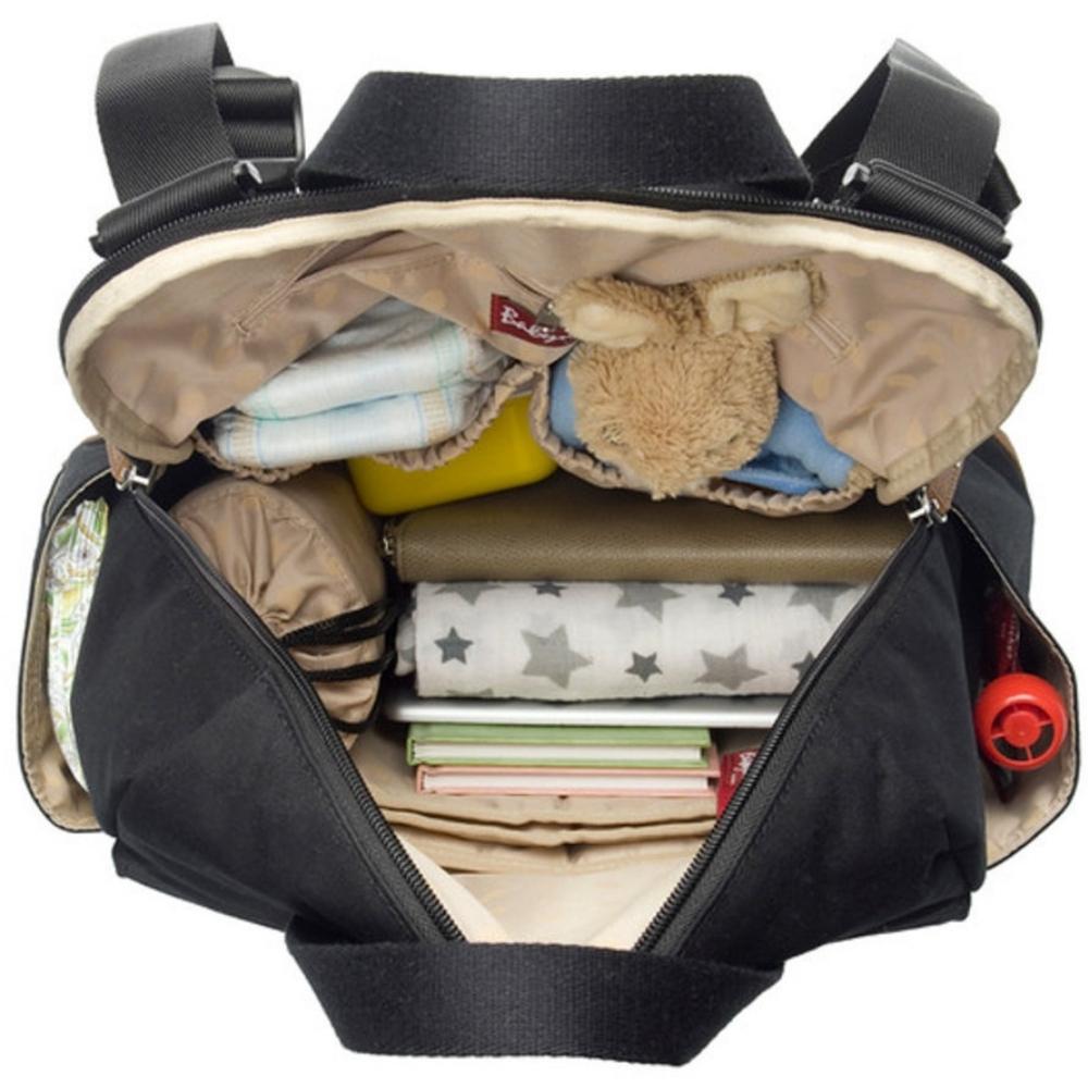 Sac à langer Robyn 4 modes de portage noir Eco (Babymel) - Image 8