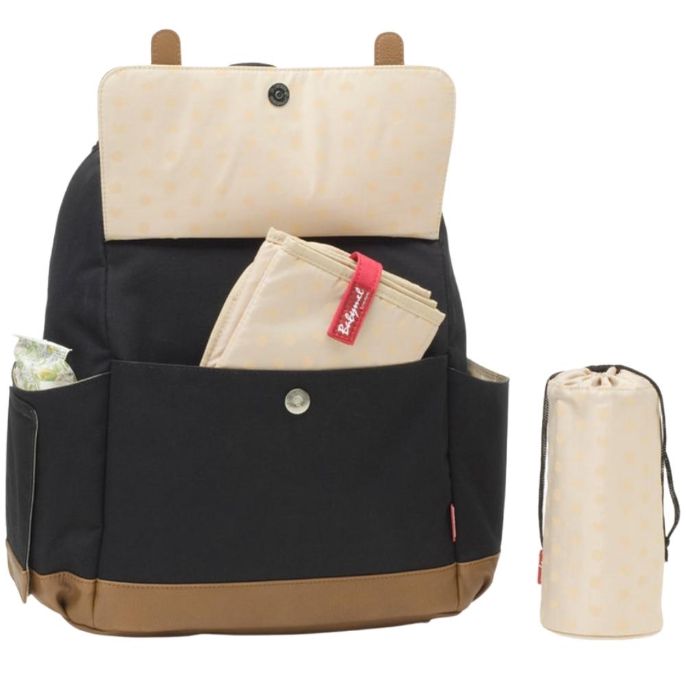 Sac à langer Robyn 4 modes de portage noir Eco (Babymel) - Image 2