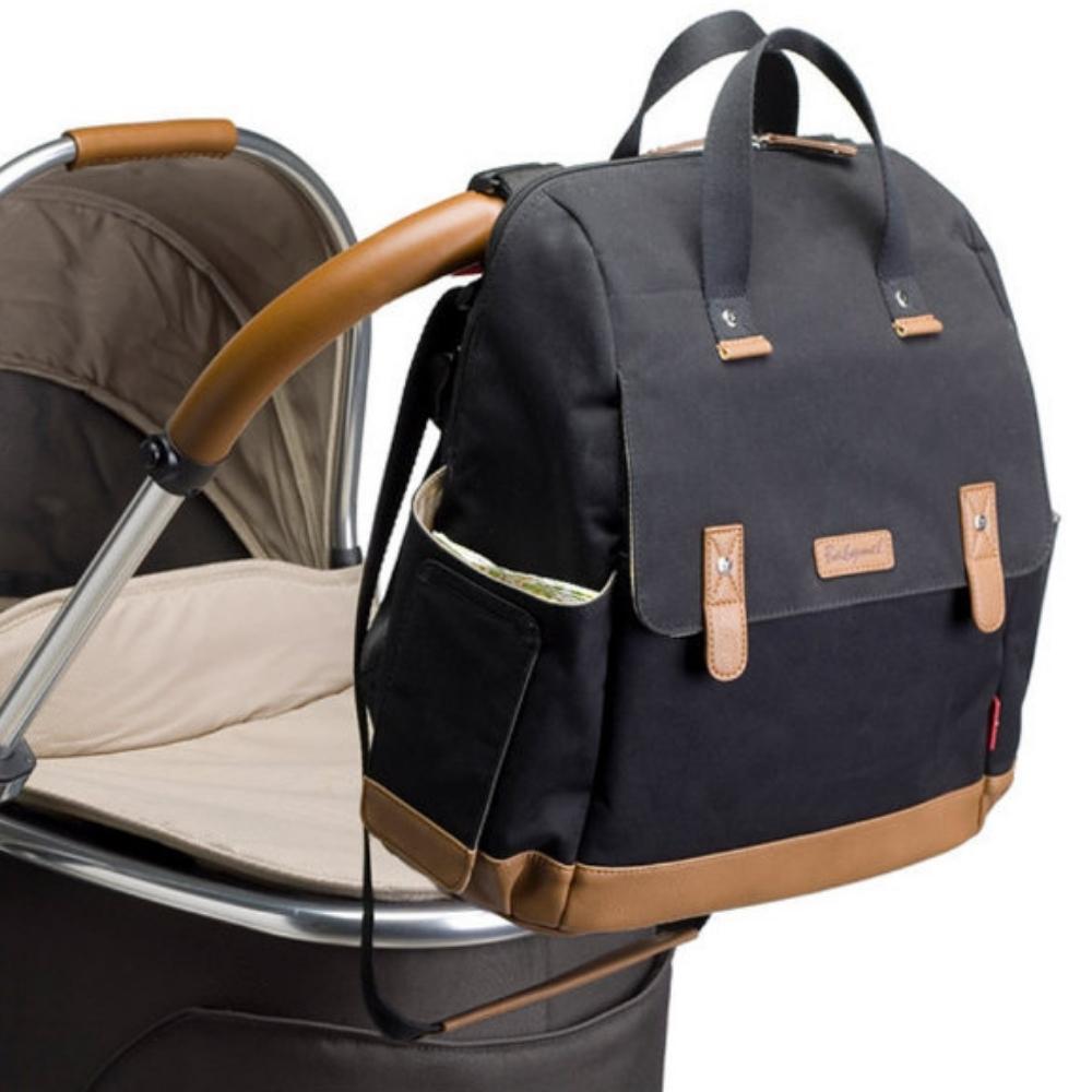 Sac à langer Robyn 4 modes de portage noir Eco (Babymel) - Image 4