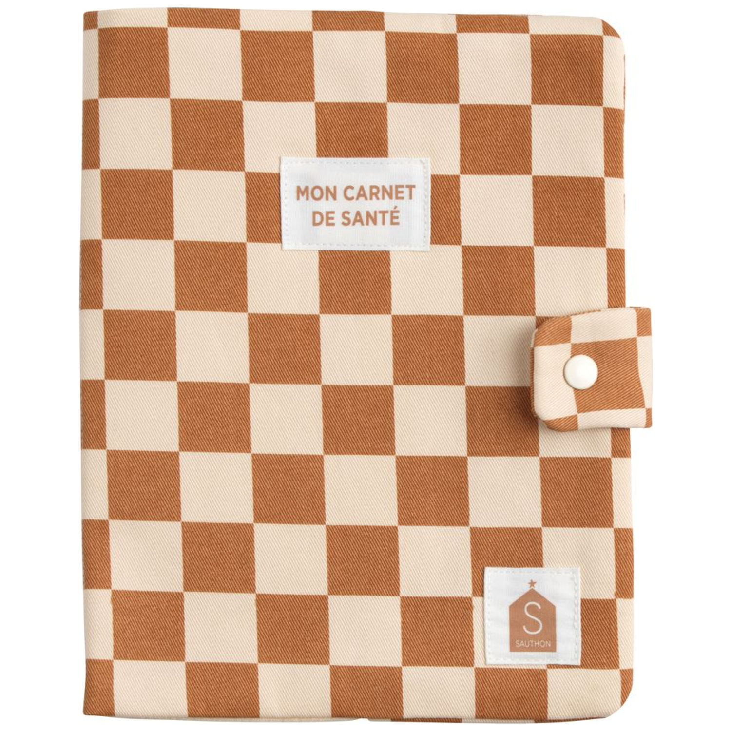 Sauthon - Protège carnet de santé Damier Petit Chou