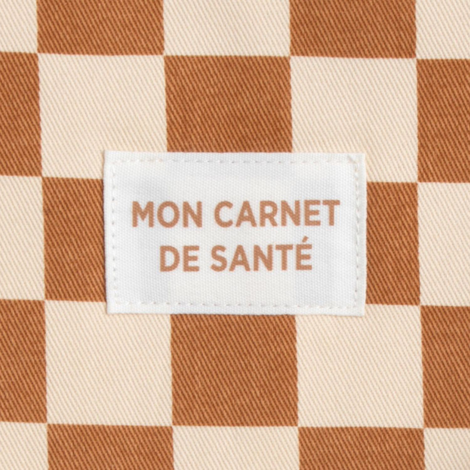 Protège carnet de santé Damier Petit Chou (Sauthon) - Image 1