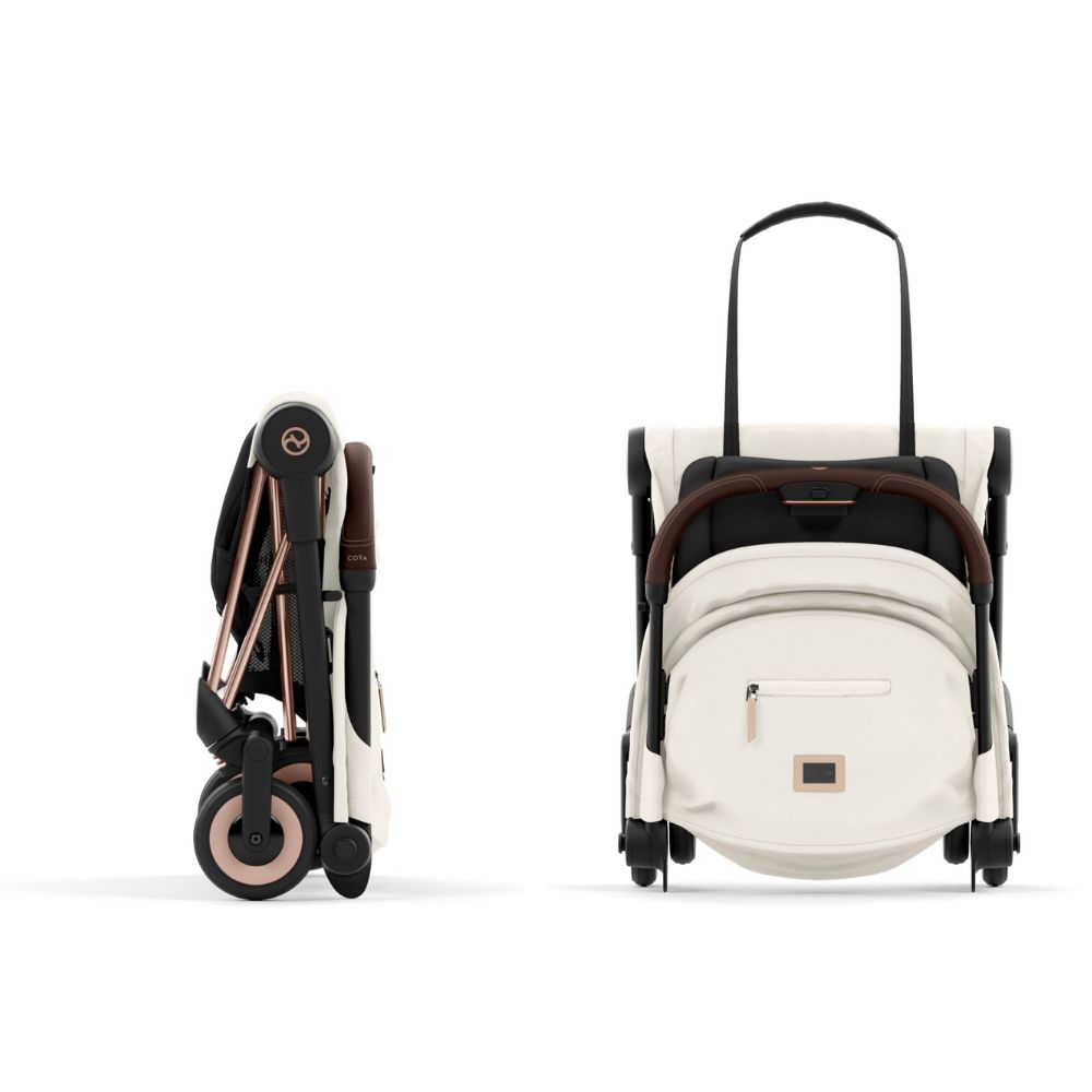 Poussette ultra-compacte COYA Rosegold Off White (Cybex) - Image 2