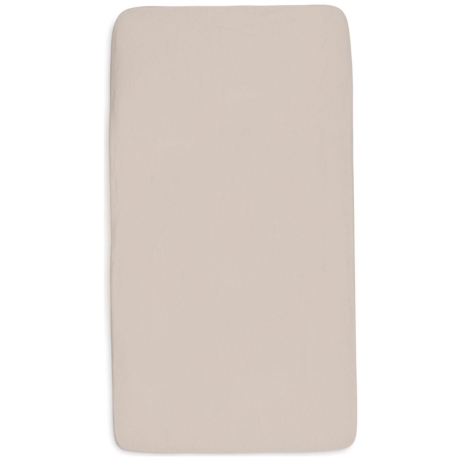Lot de 2 draps housses en jersey pour matelas de parc Oatmeal-Sand (75 x 95 cm) (Jollein) - Image 4