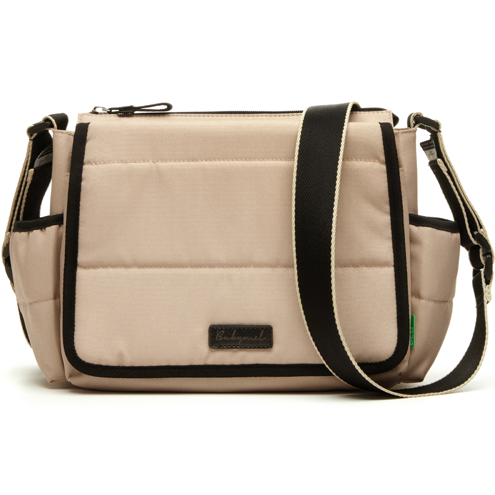 Sac à poussette Eco quilt beige (Babymel) - Image 1