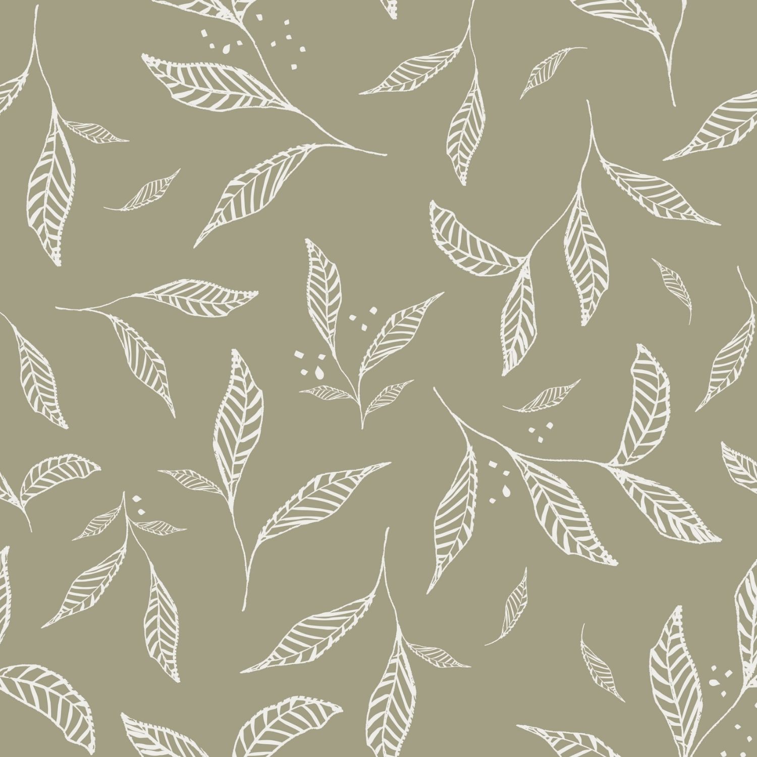 Lot de 2 langes Leaves (70 x 70 cm) (Zakuw) - Image 1