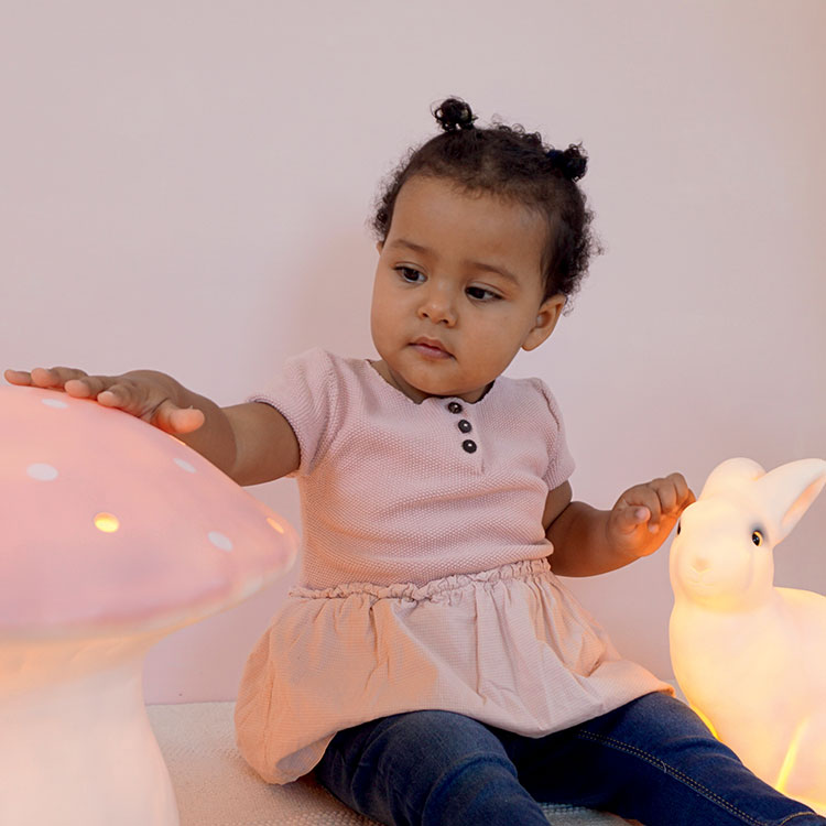 Grande lampe veilleuse champignon Rose (Egmont Toys) - Image 2