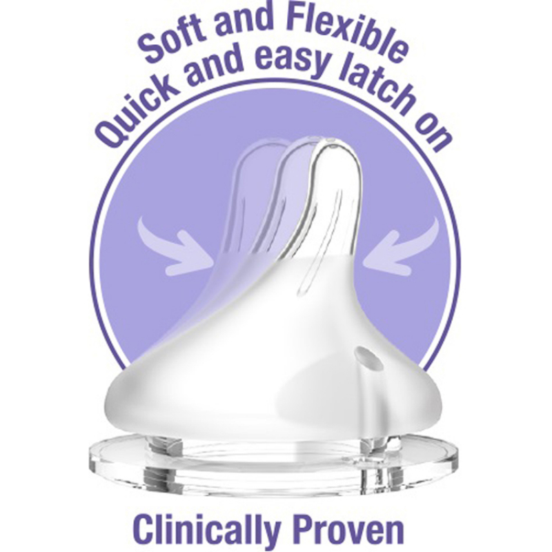 Biberon en verre Natural Wave spécial allaitement  (160 ml) (Lansinoh) - Image 5