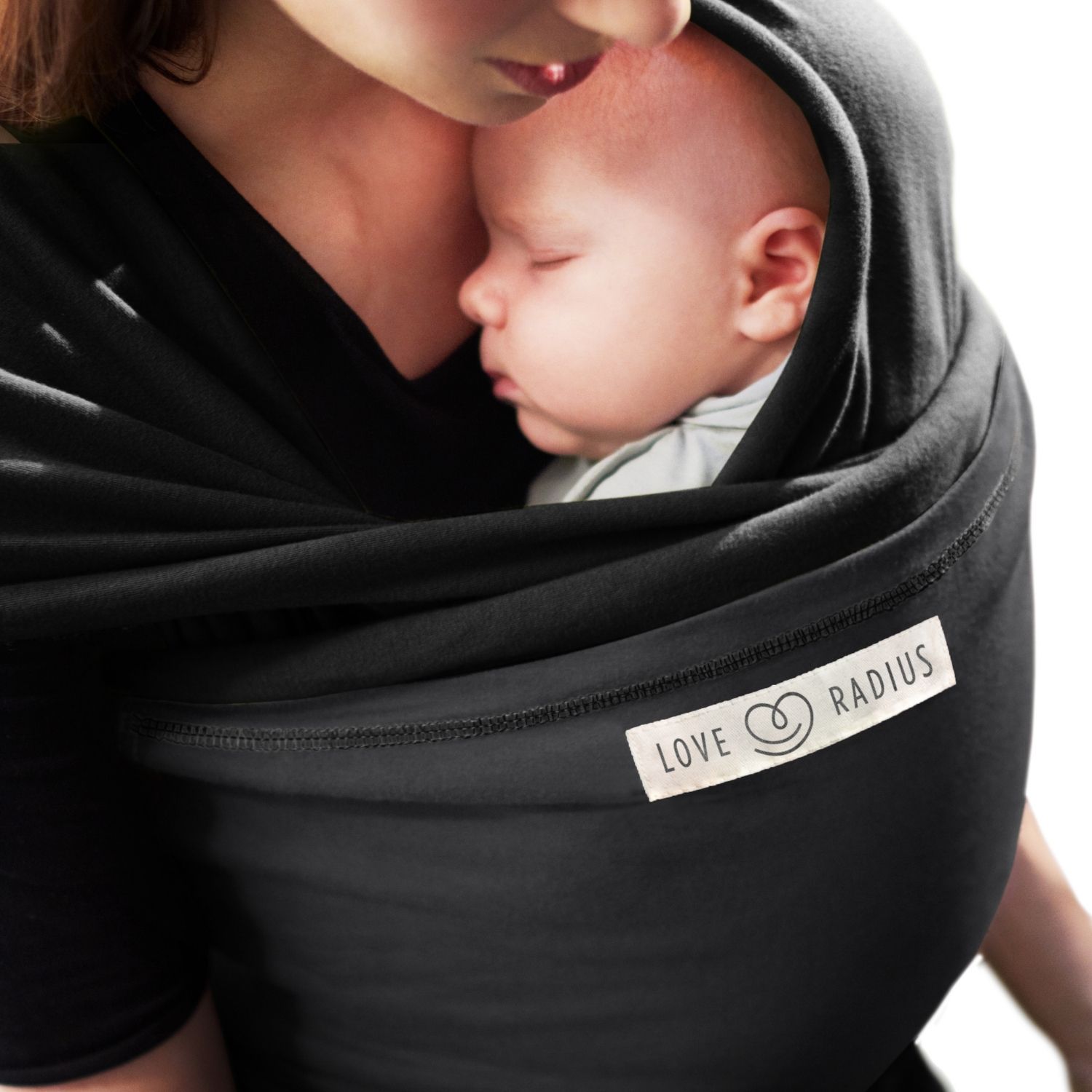 Echarpe de portage L'Originale noire poche anthracite