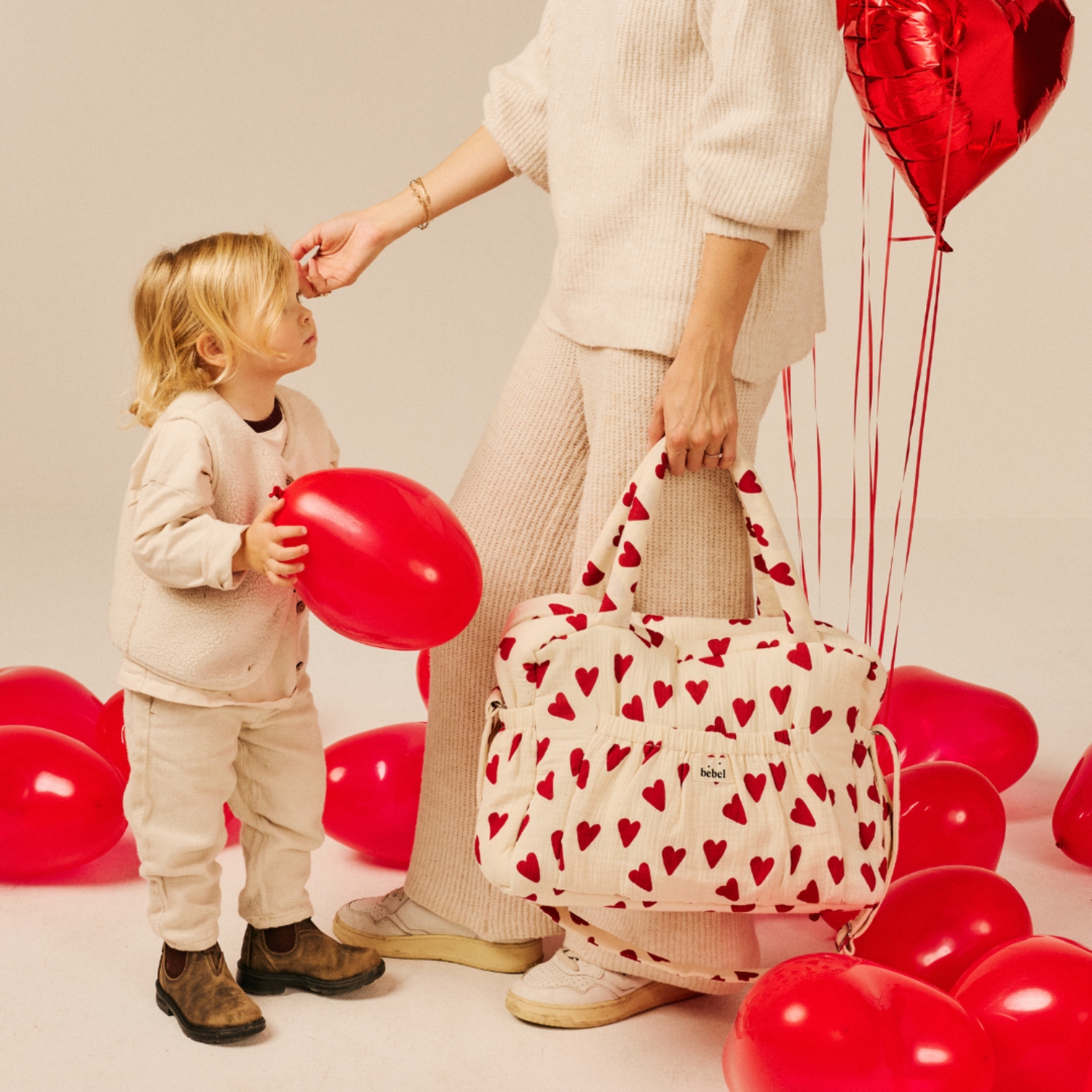 Sac à langer Comme un bonbon Coeur (BEBEL) - Image 2