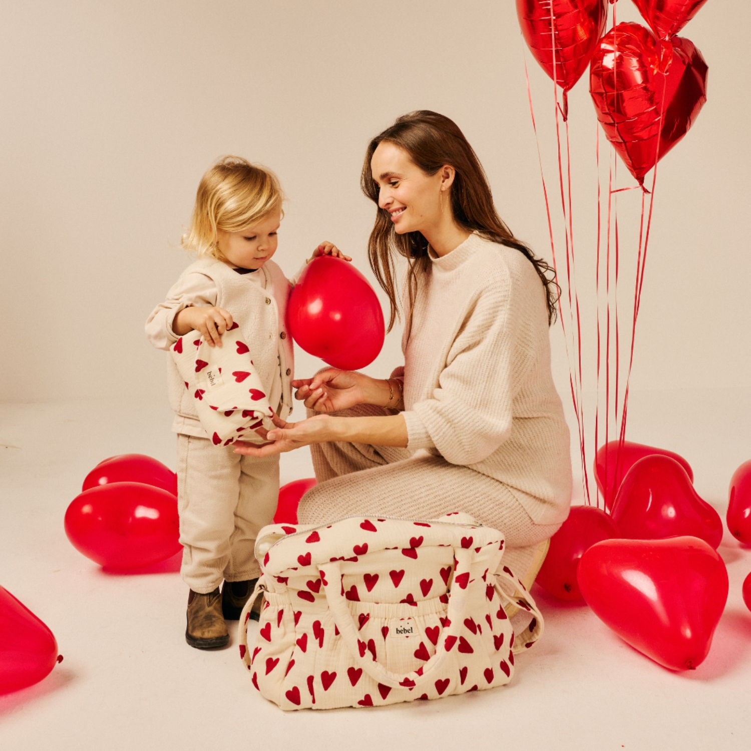 Sac à langer Comme un bonbon Coeur (BEBEL) - Image 4